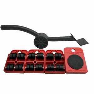 Meubelen Mover Gereedschapsset Zware Meubelen Lifter Mover Transport Lift Verplaatsen Glijbanen Trolley 4 Wielen Beweger Roller + 1 Wrik Stick - Product Image 6