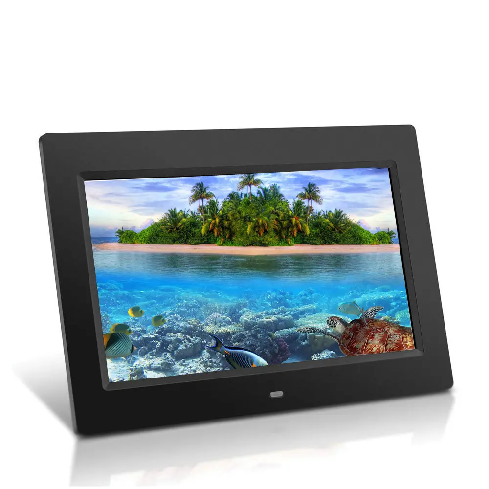 1/10/10 pouces OEM Mini LCD cadre Photo numérique Photo wifi cadre Photo avec boucle vidéo petite taille prise en charge de la télécommande
