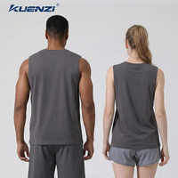 Débardeur sans manches Kuenzi personnalisé avec logo, coupe standard 5X, 100% coton 220GSM, pour femme