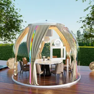 Modern Design Prefab Tent Groot Buitenglamping Huis Voor Luxe Hotel Project Fabrieksprijs Met Pc-Materiaal