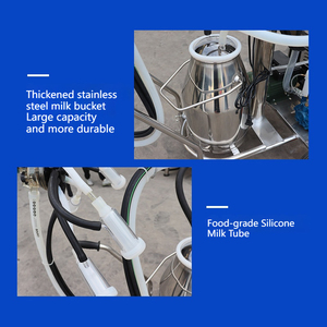Máquina Portátil Automática Eléctrica para Producción <span class=keywords><strong>de</strong></span> Leche <span class=keywords><strong>de</strong></span> Vaca, Cabra, Oveja y Camello, Precios <span class=keywords><strong>de</strong></span> Máquinas <span class=keywords><strong>de</strong></span> <span class=keywords><strong>Ordeño</strong></span> para Vacas <span class=keywords><strong>Lecheras</strong></span> y <span class=keywords><strong>Cabras</strong></span> - Product Image 4