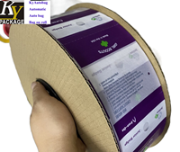 Emballage plat en poly avec ouverture, pour machines à bagages automatiques, livraison depuis l'usine de la chine,