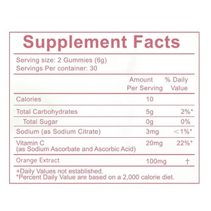 Gomitas Probióticas de Marca Privada OEM, Equilibrio Hormonal, Bienestar Femenino, Sabor Naranja, 30 Porciones, Apoyo para Mujeres, Fábrica GMP, Venta al por Mayor - Product Image 2