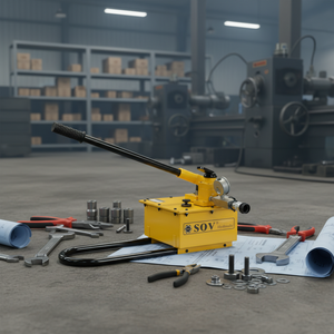 Bomba Hidráulica Manual de Acero ENERPAC, Precio de Fábrica, 700 BAR, para Cilindros de Acción Simple de Carga Pesada, 6-8 AÑOS de Uso, P-462 - Product Image 2