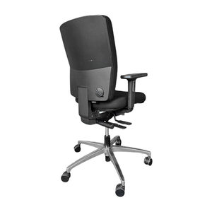 Sedia girevole da ufficio Dauphin 'Shape Economy 2 Operator', imbottita, nera - Product Image 1