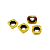 Plaquettes de fraisage en carbure monobloc SOMT100420ER-GM à 4 dents avec dents de coupe convexes