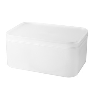 Transparent Plastic <b>Makeup</b> <b>Box</b> With Lid Stackable Desktop Skincare Cosmetic Organizer Large LKL 075 - Product Image 5