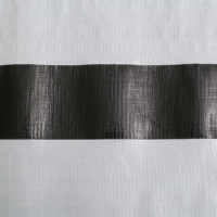 Bâche laminée anti-usure MILLION noire et blanche avec bandes renforcées pour stockage agricole et protection contre la pluie