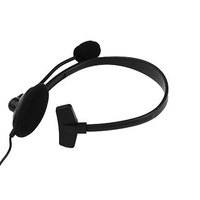 Casque audio mono pour manette PS4, Xbox ONE, avec microphone, rapports audio pour manette Xbox 360, PC