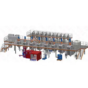 HUAN YUN Alta qualidade completo automático pintura mistura máquina SC formulação suspensão concentrado agente produção linha