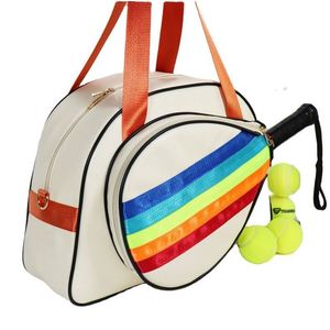 Mochila de pickleball BSCI, hermosa bolsa de padel para mujer, bolso de mano de cuero PU, moderna bolsa de transporte deportiva para raqueta de tenis y pickleball. - Product Image 1