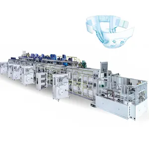 Fully Automatic Diaper Production Machine Baby Diapers Making Machine with CE/fluff pulp