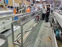 Machine de fabrication de tiges de soudage plastique, ligne d'extrusion de tiges de remplissage PP PE PVC