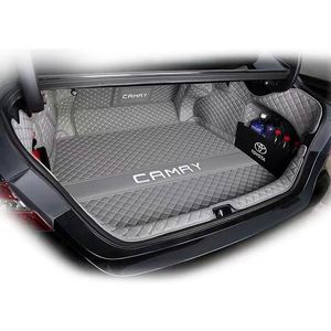 Tapis de coffre de voiture en cuir sur mesure, ensemble complet 3 pièces, motif écossais avant/arrière, style luxueux, épaisseur 2 mm, garantie 1 an - Product Image 5