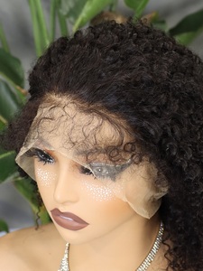 FH Hidden Strap 4C Baby Hair 360 Glueless <b>Wigs</b> Human Hair Kinky Straight Pre Plucked Human Hair <b>Wig</b> With Drawstring - Product Image 5