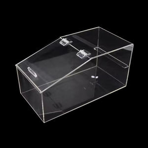 स्कोप और हिंग ढक्कन के साथ पर्यावरण के अनुकूल पारदर्शी आयताकार कैंडी बिन-3l क्षमता आधुनिक डिजाइन - Product Image 4