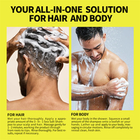 SEVICH Sel de mer naturel 3 en 1 Shampooing Après-shampoing Gel douche Doux hydratant Tous types de peau Pour usage quotidien