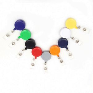Wholesale <b>Id</b> Card Reels With Clip Name Reel Round Office School Supplies Retractable Lanyard Badge <b>Holder</b> - Product Image 4