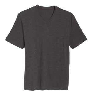 T-shirt à col rond de couleur unie Design personnalisé Jersey de haute qualité Tissu tissé à manches courtes Plus Size (4XL) Respirant Résistant à la chaleur - Product Image 4