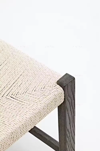 Sillón de <span class=keywords><strong>diseño</strong></span> vintage Cuerda de papel de roble antiguo Sillas casuales cómodas Sillones modernos de lujo - Product Image 3
