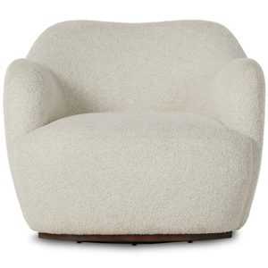 Ghế xoay hiện đại màu nâu, chất liệu nhung cao cấp, dành cho nhà ở, văn phòng, phòng khách, phòng ngủ - Product Image 6