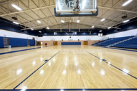 Arène de basketball intérieure, structure en acier, résistance au vent de 160 km/h, certifiée AISC, galvanisée en usine