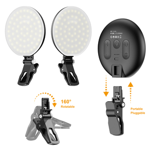 Support de pince pour téléphone lumière LED caméra photographie enregistrement vidéo en ligne diffusion en direct Mini lampe de poche beauté maquillage séance <span class=keywords><strong>photo</strong></span> - Product Image 1