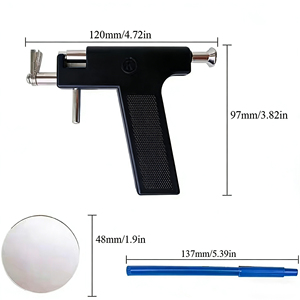 Kit profesional de acero inoxidable para Piercing corporal, nariz, orejas, labios, ombligo, joyería, conjunto de herramientas para Piercing para niños - Product Image 2