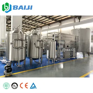 Automatic reverse osmosis bottled water filter purification treatment system plant machine cost