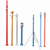 Usine d'étais en acier 2.2m-5m réglable peint échafaudage plancher Support Jack Construction coffrage étai en acier