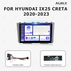 Aijia Nhà Máy Màu Xám 10in LHD <span class=keywords><strong>CD</strong></span> Máy Nghe Nhạc 2020-2023 Cho Hyundai Ix25 Creta Mặt Nạ Khung Android Cáp Khai Thác Canbus - Product Image 2