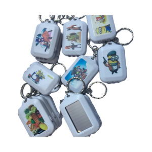 ไฟฉายพลังงานแสงอาทิตย์ชาร์จไฟได้พลังงานแสงอาทิตย์, ไฟฉาย3LED พวงกุญแจไฟฉายแบบพกพาชาร์จไฟได้ไฟฉายพวงกุญแจ - Product Image 1