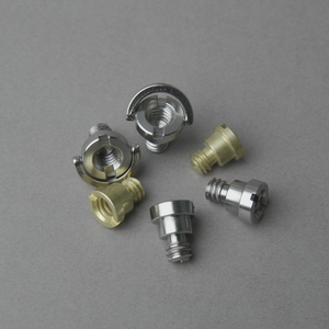 PU máy ảnh da trường hợp cơ sở vít 1/4-inch thép không gỉ DSLR da trường hợp Brass Set vít - Product Image 1