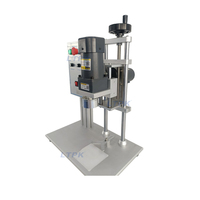 Machine de capsulage électrique semi-automatique de table LTDDX450 pour bouteilles en plastique, en verre et cosmétiques, scellage de bouchons à vis