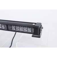 Golddeer 294mm 3watt ámbar 8 Leds Visor Luces Advertencia Strobe Beacon Split Mount Deck Dash Lamp Grille Lights Camión de bomberos