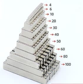 Aimants super plats rectangulaires longs <span class=keywords><strong>et</strong></span> minces en néodyme à vendre - Product Image 4