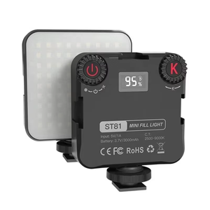 St81Photo Selfie Live Streaming En Ligne Réunion Lumière Smartphone Caméra Poche Led Lampe Portable Studio Vidéo Rechargeable - Product Image 1