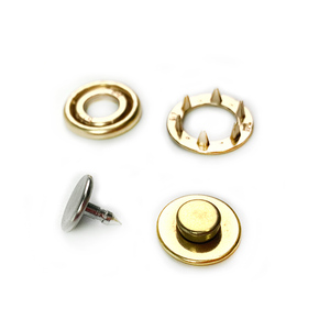 Bouton-pression en alliage d'aluminium et de zinc, finition noire mate, léger, pour vêtements de sport, vestes et équipements de plein air - Product Image 2