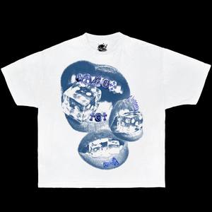 T-shirt Oversize da Uomo Icy Mouth Grillz con Grafica, Stampa Digitale, Girocollo, Manica Corta, 100% Cotone Jersey, Vestibilità Comoda, Stile Streetwear - Product Image 3