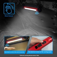 Lampes d'inspection magnétiques sans fil, lampes de travail LED COB portables, lampes de poche à charge USB, lampes de secours pour la réparation automobile, la maison, le garage