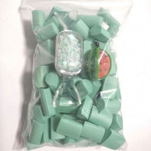 Pâte à modeler et slime à thème chocolat, avec accessoires breloques et bandes éponge - Product Image 1