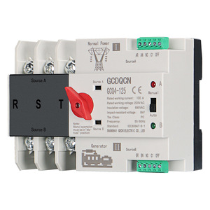 Interruptor de Transferencia Automática Trifásico Industrial ATS Shanghai Gechi GCDQCN GCQ4-125 3P 100A - Product Image 3