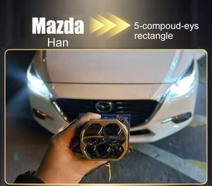 อุปกรณ์ตกแต่งรถยนต์ ไฟ Bi-LED sv 5 ตาโปรเจคเตอร์เลนส์ 90w 9200lm ชุดติดตั้งอเนกประสงค์ 6500K สีขาว อะลูมิเนียม ไฟหน้ารถยนต์สำหรับ <span class=keywords><strong>Benz</strong></span> - Product Image 2