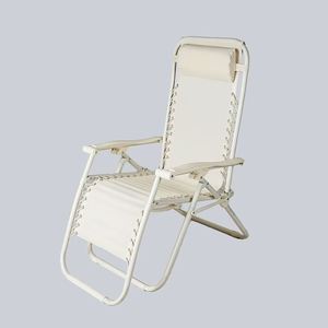 Chaise pliante de jardin portable en aluminium à gravité zéro - Chaise de pêche moderne en bois massif - Product Image 3