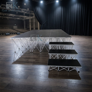 เวทีอัจฉริยะพร้อมส่งตรงจากโรงงาน ชุดครบพร้อมบันได ราวกันตก เวทีเคลื่อนที่สำหรับธุรกิจให้เช่าจัดงาน - Product Image 2