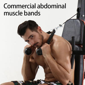 स्टील एकीकृत ट्रेनर-तीन व्यक्ति बहु-उद्देश्य जिम उपकरण 50 + कार्य करता है - Product Image 5