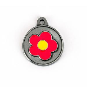 Purr Personalized Custom Pet ID Tag Name That Pet Soft Enamel Iron <strong>Antique</strong> Silver Plated Glitter ID Tags for Your Dogs and <strong>Cats</strong> - Product Image 2