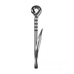 Wholesale price 3X Strong High Carbon Steel Wire Grooved Jig Hooks 3#-16# Barbed Saltwater River Single Hooks <strong>Bass</strong> Carp - Product Image 6