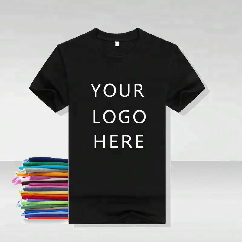 Hoge Kwaliteit 100% Katoen Grote En Lange Grote T-Shirt Plus Size Unisex Graphics T-Shirt Custom Logo Afdrukken T-Shirt Voor Mannen