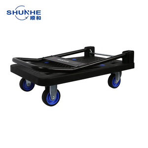 Camion à plate-forme pliable en aluminium avec chariot poussoir pliable à 4 roues avec rangement facile, idéal pour le déplacement et le transport d'une capacité de 150 KGS - Product Image 4